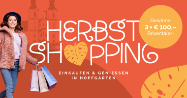 HERBST SHOPPING – Hopfgarten zeigt Vielfalt