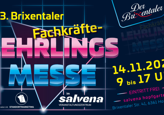 3. Auflage der Brixentaler Lehrlings- und Fachkräftemesse