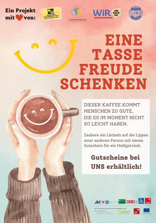 Tasse Freude schenken